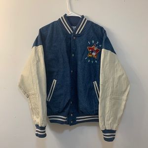 Disney Donald Duck Vintage Jean Varsity Jacket